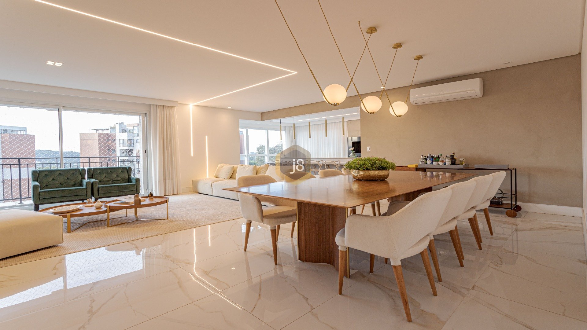 Foto de destaque Lindo apartamento mobiliado com vista definida