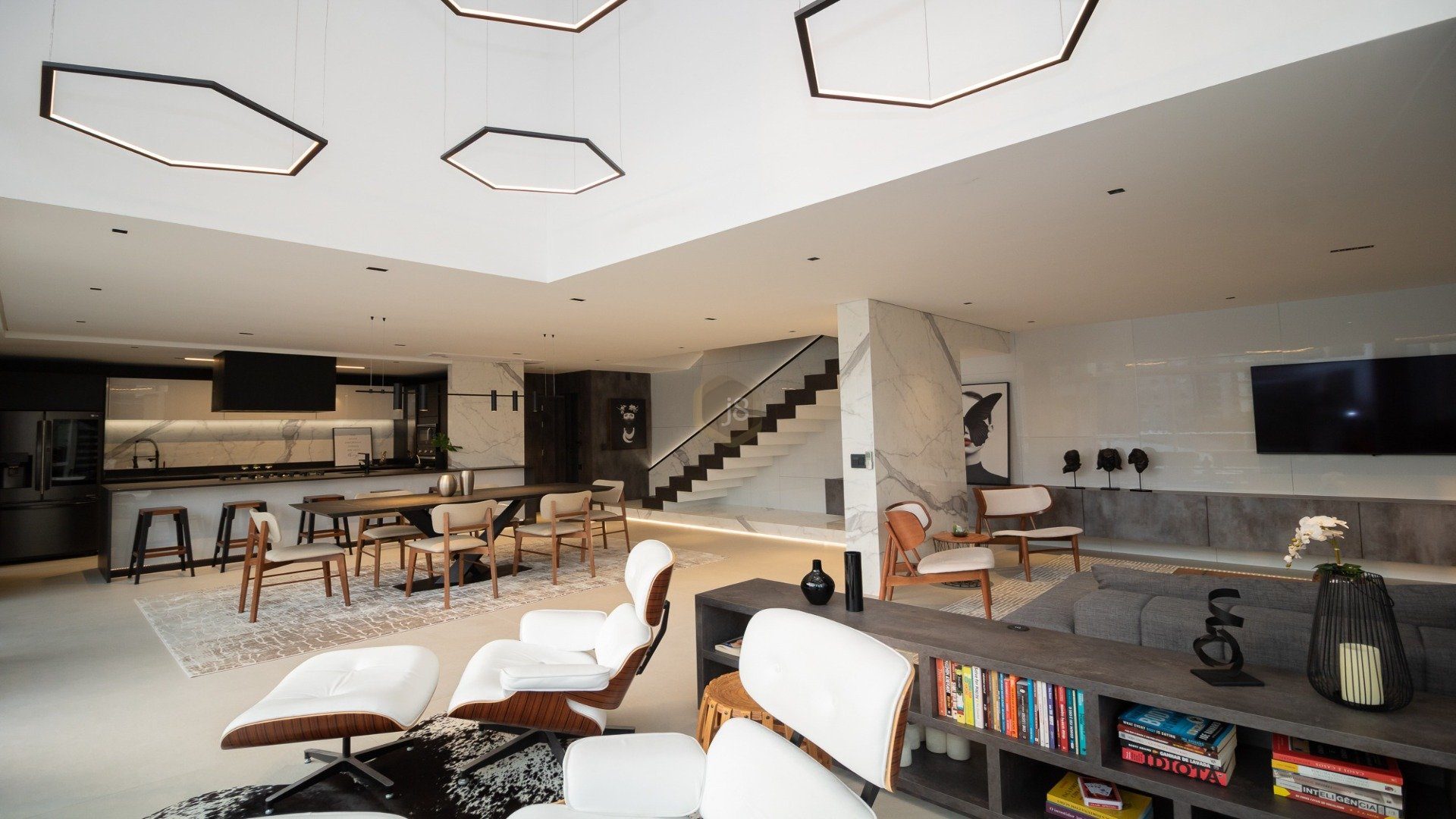 Apartamento conceito aberto estilo urbano