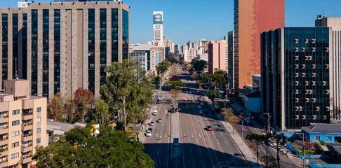 Imagem panorâmica do bairro Centro Cívico